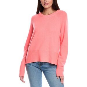 Brodie Cashmere Womens Paloma Cashmere Sweater, Orange